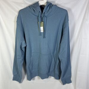 Goodfellow & Co Ultra Soft Core Fleece Mens Pullover Hoodie Light Blue Size XL